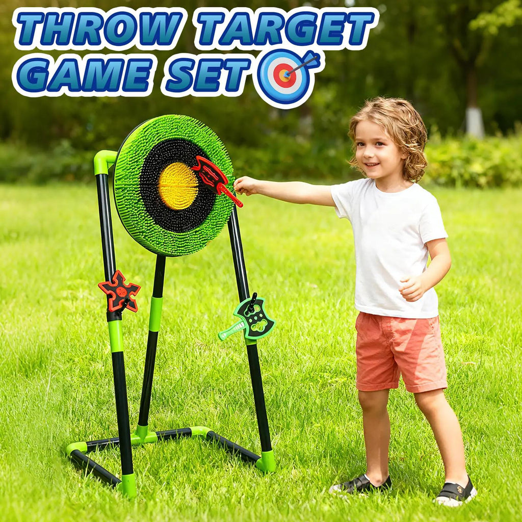 Family Interactive Throwing Game, Dart Axe Play Set, Sports Training Toy for Boys & Girls Indoor Outdoor Activities