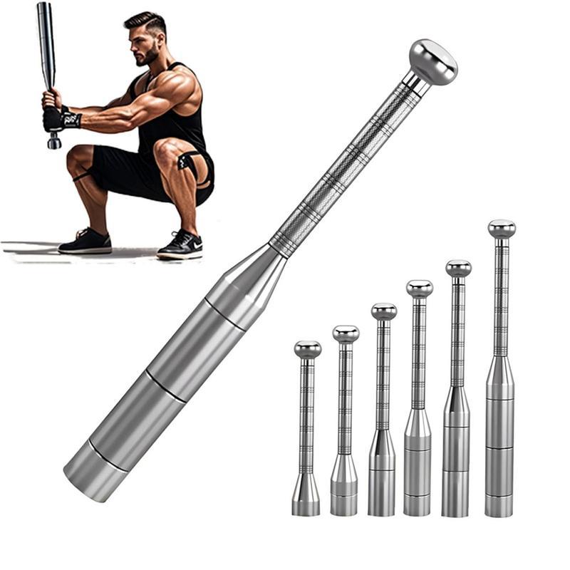 Adjustable Macebell Clubbe, 6-in -1 Premium Steel Indian Club, Strength Training Equipment for Full Body, Muscles, Shoulder, Grips & Forearms