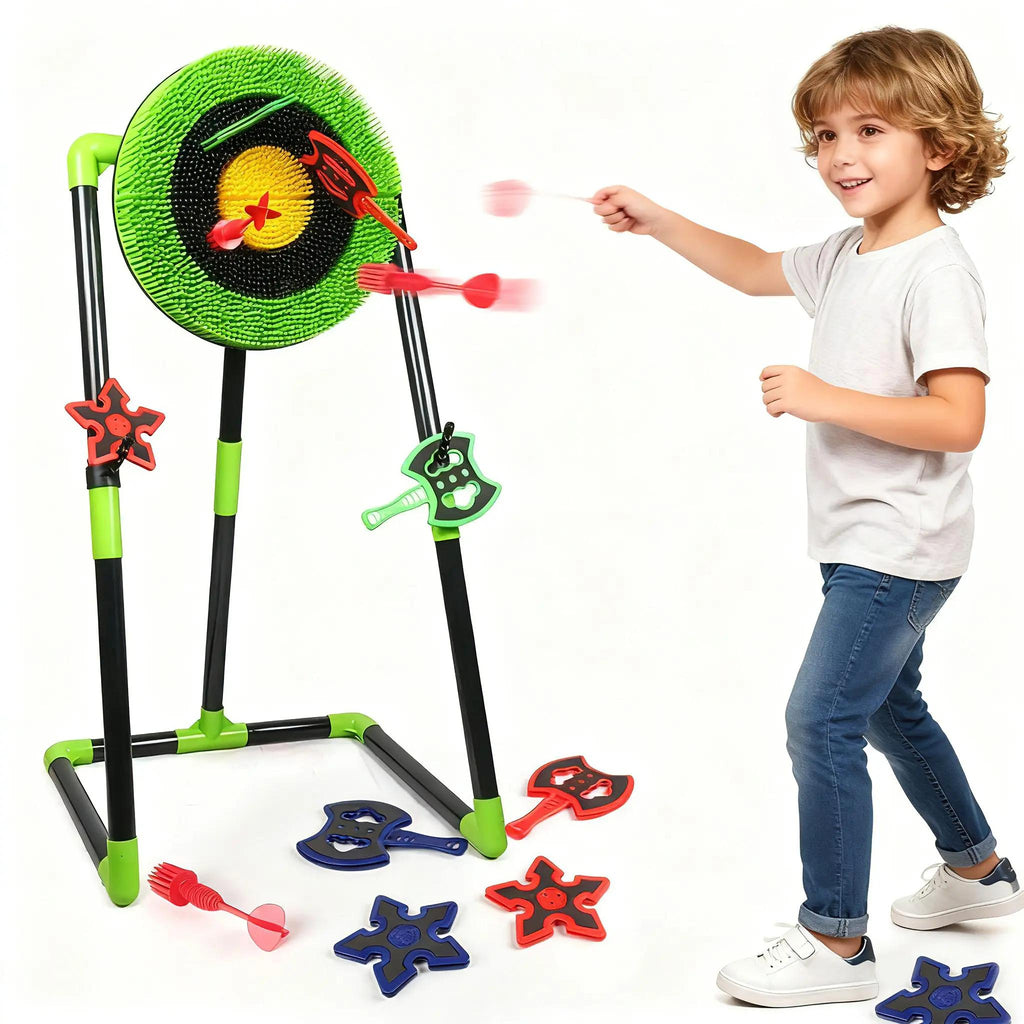 Family Interactive Throwing Game, Dart Axe Play Set, Sports Training Toy for Boys & Girls Indoor Outdoor Activities