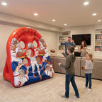 Inflatable Football Target Toss Game – Fun Indoor Outdoor Yard Game for Kids & Adults, Perfect for Football Party, Carnival, Camping & Tailgate Lawn Activities
