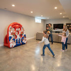 Inflatable Football Target Toss Game – Fun Indoor Outdoor Yard Game for Kids & Adults, Perfect for Football Party, Carnival, Camping & Tailgate Lawn Activities