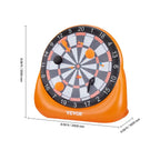 VEVOR Inflatable Soccer Dart Board,, over 6 ftHigh Giant Soccer Dart Board with 4 Kick Balls6 Darts 6 Axe & Air Pump, 3-Min Setup, Idealfor Giant Yard Games, Giant Kick Darts Game,Soccer Dart Game